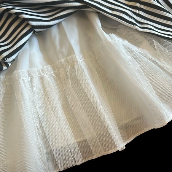 Emily West Black and White Fit and Flare Dress - Picture 3 of 8